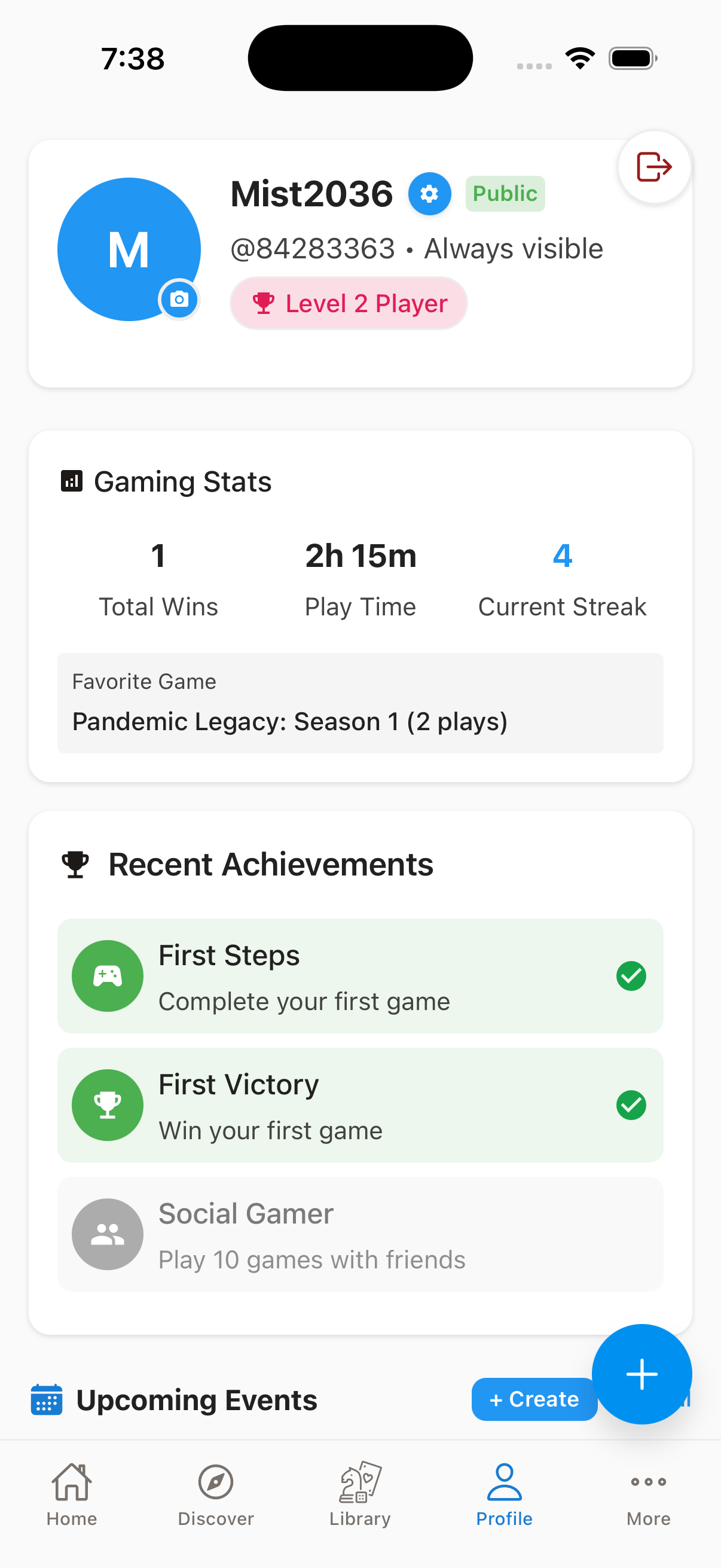 View player profiles and stats